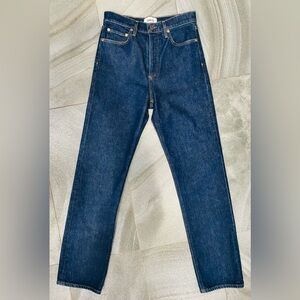 Agolde Dark Wash Denim 90’s Pinch Straight Jeans NWOT Size 27